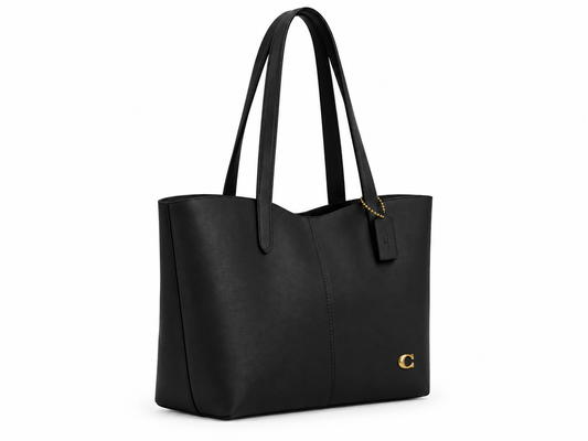 Coach North 32 Leather Tote Bag