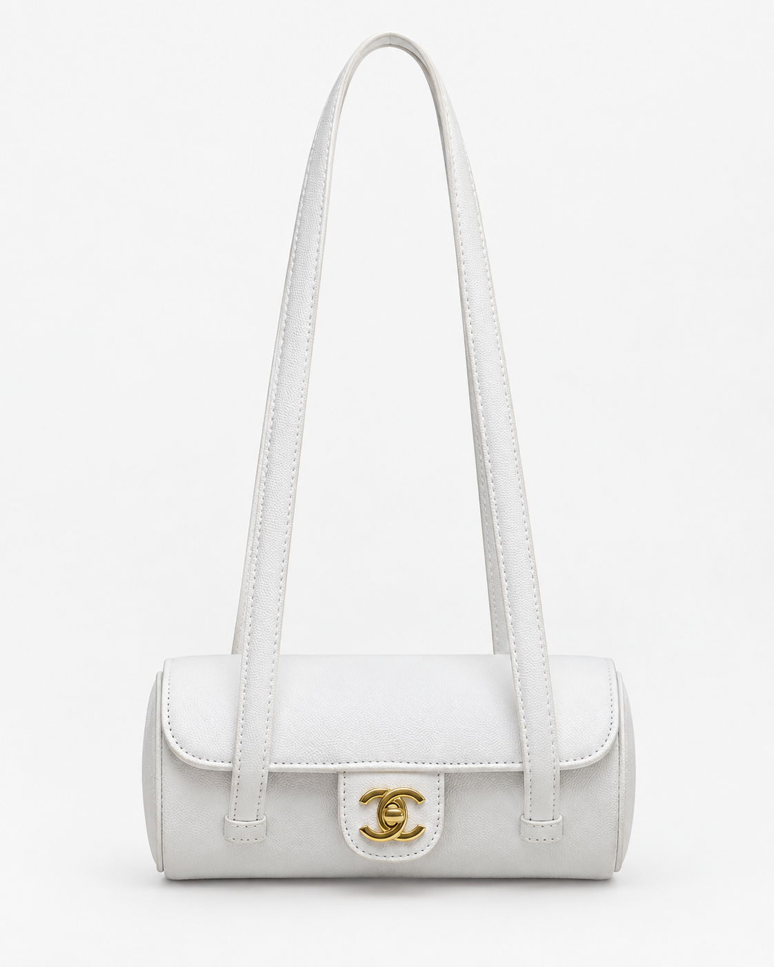 CHANEL Shiny Caviar Preppy Coco Small Bowling Bag