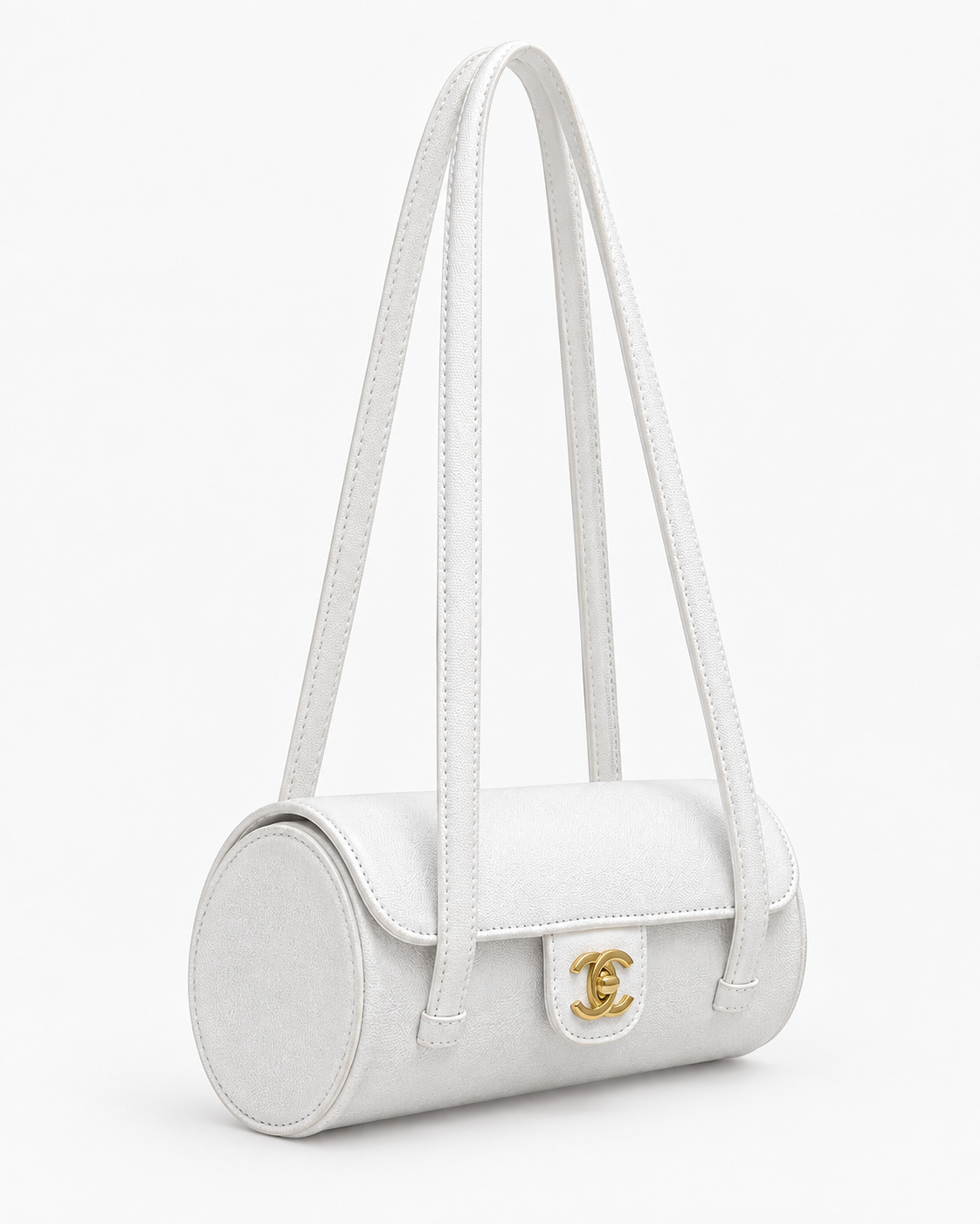 CHANEL Shiny Caviar Preppy Coco Small Bowling Bag
