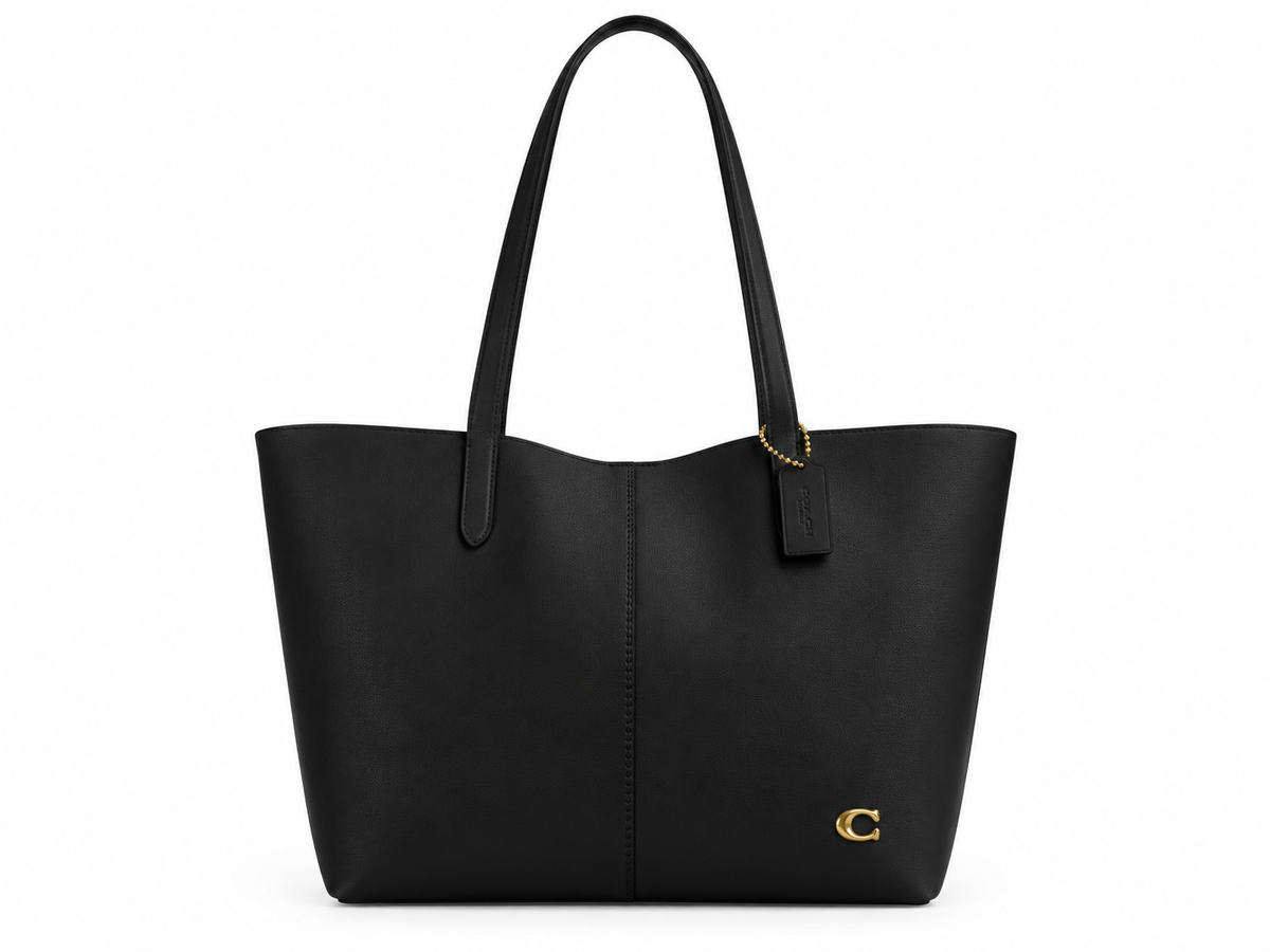 Coach North 32 Leather Tote Bag